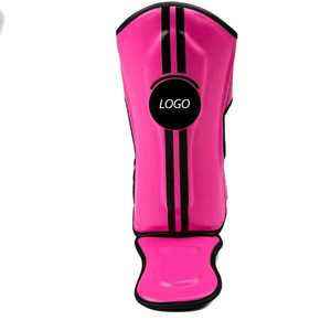 Protège-tibias en cuir premium en gros pour MMA et Muay Thai, protège-tibias en cuir PU pour boxe et kickboxing, faible MOQ, prix abordable - Product Image 3