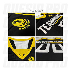 Maillot de basket-ball réversible personnalisé par sublimation, vêtements de sport double face, respirant, uniformes de basket-ball, débardeur pour hommes - Product Image 5