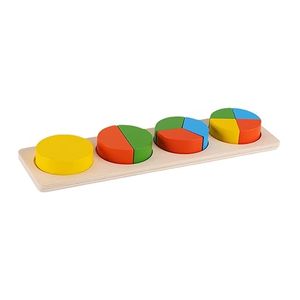 Rompecabezas de madera Montessori para clasificar formas, juguete geométrico de emparejamiento, juego de aprendizaje de apilamiento para niños - Product Image 3