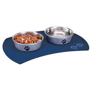 <b>Blue</b> 48 27 cm Silicone <b>Placemat</b> Pet Mats & Pads - Product Image 2