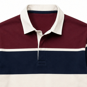 เสื้อโปโลรักบี้ชาย บริการ OEM ผลิตจากโรงงานโดยตรง ปรับราคาได้ ดีไซน์โดดเด่น ผู้ผลิตชั้นนำ เสื้อโปโลรักบี้ชาย - Product Image 2