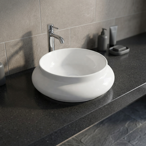 Lavabo rectangular moderno de cerámica para encimera, en acabado mate dorado y negro, artístico, para baño. - Product Image 2