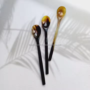 Cuchara de cuerno auténtica para fiestas vikingas, cocina primitiva y colecciones patrimoniales hechas a mano de Artisan Craft - Product Image 5