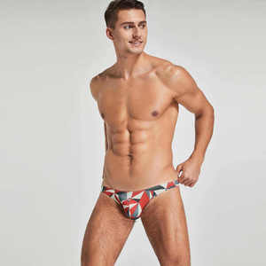 Nuevas llegadas: Bañadores de natación de verano para hombre de alta calidad, con estampado digital de moda, shorts sexys de alta elasticidad. - Product Image 4