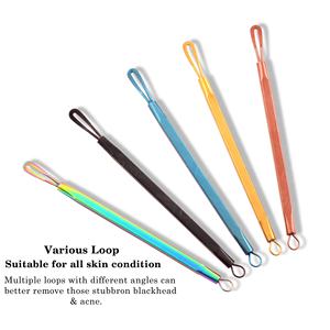 Herramienta para Extraer Espinillas con Diseño de Agarre Antideslizante para el Tratamiento del Acné, Eliminador de Puntos Negros y Blancos - Product Image 3