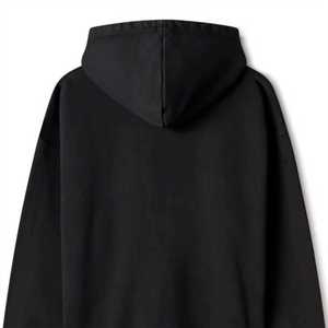 Sudadera con capucha unisex de algodón grueso con cremallera, personalizada, lisa, extragrande, con cremallera completa, venta al por mayor, ropa a granel - Product Image 4