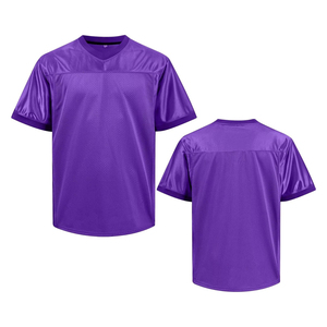 T-shirt de sport rouge pour homme, manches courtes, col en V, tricoté, 100% coton, coupe classique, séchage rapide, design personnalisé pour équipe - Product Image 6
