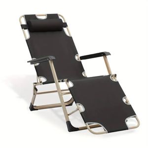 Sedia da Spiaggia Black Deck - Product Image 1