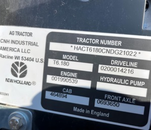 Tractor agrícola T6.180 de 2021 diseñado para productividad y rendimiento - Product Image 6