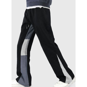 Pantalones Deportivos de Algodón Casuales para Hombre, de Alta Calidad, con Decoración Bordada, Elásticos y Acampanados, Servicio OEM - Product Image 6