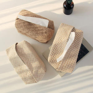 Boîte à mouchoirs en jute écologique – Porte-mouchoirs rustique fait main en fibres naturelles pour la décoration intérieure, les restaurants et l'hôtellerie - Product Image 6