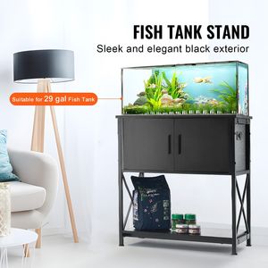 Supporto per Acquario in Acciaio e MDF da 29 Galloni (28,7 x 16,5 x 30) con Capacità di Carico di 242,5 Libbre, Adatto per Ufficio, per Vasche di Pesci e Tartarughe - Product Image 2
