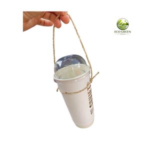 Portavasos Ecológico de Seagrass Tejido, Portavasos Sostenible para Café, Té y Bebidas para Llevar - Product Image 2