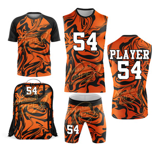 ชุดฟุตบอล 7 คน แบบพรีเมียมสั่งทำพิเศษ – เสื้อแข่งพิมพ์ลายเต็มตัว กางเกงขาสั้น และอุปกรณ์เสริม คุณภาพสูง ชุดแข่งฟุตบอลแบบ 7 คน ยืดหยุ่นได้ - Product Image 1