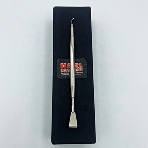 Herramienta para Lifting de Pestañas HARL, Cepillo en Forma de Y con Dientes Finos, Laminación de Pestañas DIY, Rizado Natural, Lifting de Cejas, Herramienta Reutilizable con Palo Plateado - Product Image 1