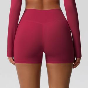 Shorts de Yoga para Mujer, Diseño Nuevo, Sin Costuras, Cintura Alta, Transpirables, Elásticos, Levanta Glúteos, Cómodos y Deportivos - Product Image 2