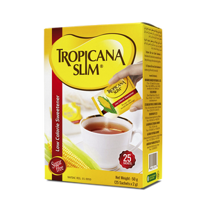 TROPICANA SLIM Edulcorante Bajo en Calorías con Sucralosa 25 Sobres - Product Image 2