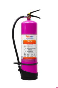 สินค้าขายดี ถังดับเพลิงน้ำ โอริออน 6 ลิตร สำหรับดับไฟแบตเตอรี่ลิเธียมและไฟชนิด A-B-C เทคโนโลยีใหม่ - Product Image 1