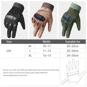 Gants de moto en PU personnalisés, écologiques, thermiques, imperméables, à écran tactile, à doigts entiers, longueur poignet, pour VTT - Product Image 2