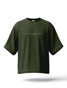 Oversized Plus Size Blank T-Shirt Thick Graphic Front Logo <b>Drop</b> Shoulder-High Quality Heavyweight Cotton Men's T-Shirt - Product Image 3