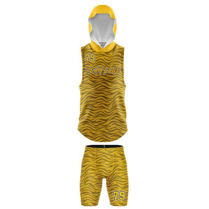 Uniforme de football américain 7v7 réversible en gros, imprimé sur mesure, durable, respirant, haute qualité, protection UV, 100% polyester - Product Image 2