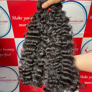 Grande commande extensions de cheveux de trame birmane prix de gros de cheveux bouclés du fournisseur couleur naturelle noir prêt à expédier - Product Image 1