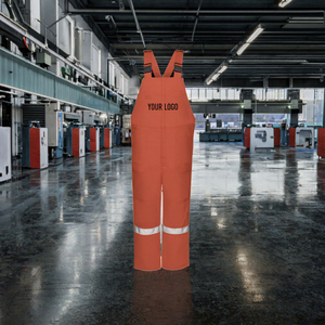 Overoles de Seguridad Transpirables con Logotipo Personalizado, Certificación Oeko-Tex, Alta Visibilidad, Reflectantes, Unisex, Pantalones de Trabajo de Poliéster y Algodón - Product Image 5