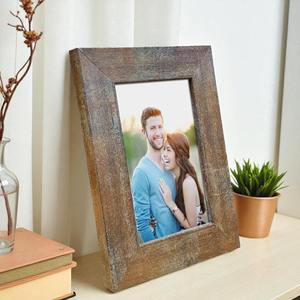 Cadre photo écologique fait main en bois massif naturel, décoration intérieure durable, cadre photo en bois. - Product Image 3