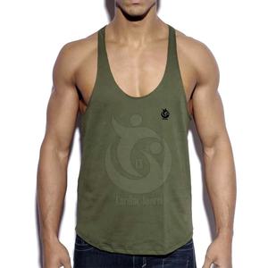 Débardeur de gymnastique respirant de haute qualité pour hommes débardeur d'exercice décontracté avec tissage tricoté ventes directes d'usine - Product Image 6