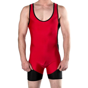 Wholesale Printed Customized Colors Best Quality Pakistan Manufacturer <b>Men</b> Weightlifting Wrestling <b>Singlet</b> Breathable Waterproof - Product Image 5