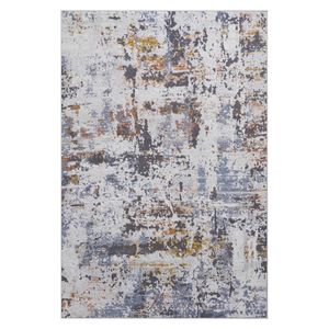 Collezione PAYAS Tappeto Astratto 6X9 Avorio/Blu con Design Unico Set di Tappeti e Accessori per Arredamento - Product Image 2