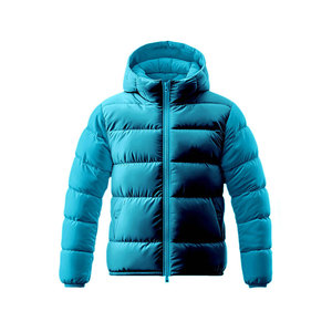 Chaquetas Acolchadas Personalizadas de Alta Calidad, Chaqueta Acolchada de Doble Cara para Invierno, Chaqueta con Capucha Desmontable Brillante para Hombre - Product Image 5