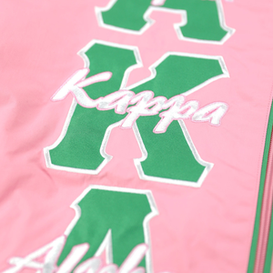 AKA เสื้อแจ็คเก็ตกันลมสีชมพูซิปขึ้นเสื้อโค้ทน้ำหนักเบาแฟชั่นผู้หญิงเสื้อแจ๊กเก็ตสตรีทแวร์ลำลองมีสไตล์แจ็คเก็ต - Product Image 6