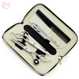 Kits de coiffure et de barbier : Ciseaux à cheveux, tondeuse, ciseaux de coupe, peigne, pinces, accessoires de barbier, ciseaux en acier inoxydable - Product Image 3