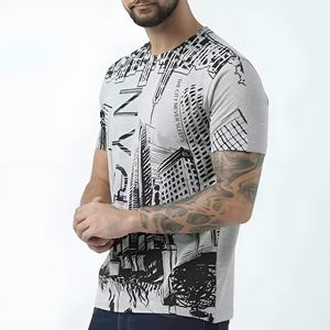 Camiseta Personalizada para Hombre, Oversize, 100% Algodón, con Paneles Gruesos, 260 g/m², Estilo Urbano, Lavada, Lisa, para Impresión DTG - Product Image 5
