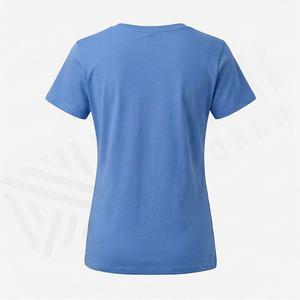 Camiseta de Mujer Transpirable, Nueva Camiseta de Algodón para Mujer, Estilo Casual, Cuello Redondo, Manga Corta, Estampada, Color Personalizado, Estilo Veraniego - Product Image 2