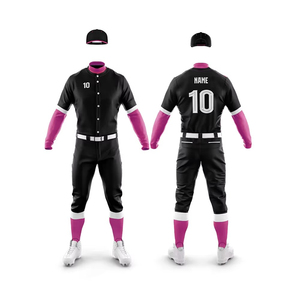 Maillots de baseball personnalisés à sublimation 100 % polyester, séchage rapide, respirants, pour clubs de baseball – Vente en gros d'uniformes d'équipe et de vêtements de sport - Product Image 1