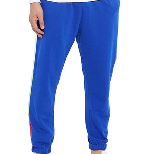 Ensemble de survêtement pour homme avec blocs de couleur, sweat-shirt à col rond, pantalon de jogging long avec poches latérales, style décontracté pour le printemps - Product Image 3