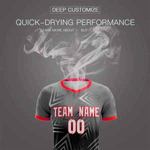Ensembles d'uniformes de football pour hommes sur mesure, respirants, à manches courtes, avec nom d'équipe personnalisé, 100 % polyester, sublimation - Product Image 4