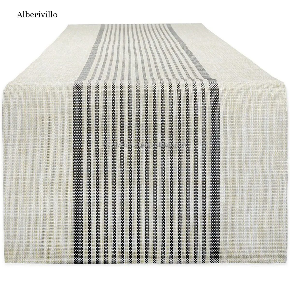 Unique Home Modern Table Runner Fancy Wedding Decor Woven Striped Handloom Table Mats Cotton Table Wedding Cover