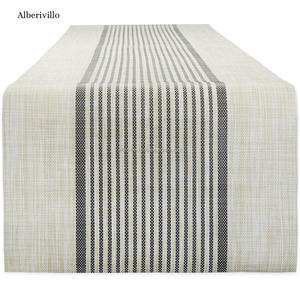 ผ้าคาดโต๊ะสไตล์โมเดิร์นสำหรับบ้าน,ที่คลุมโต๊ะทำจากผ้าฝ้ายถักลายทางสำหรับตกแต่งงานแต่งงานแฟนซี - Product Image 1