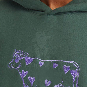 Sweat à capuche brodé de qualité supérieure pour homme, en molleton de coton mélangé, avec poignets côtelés, design tendance - Product Image 5