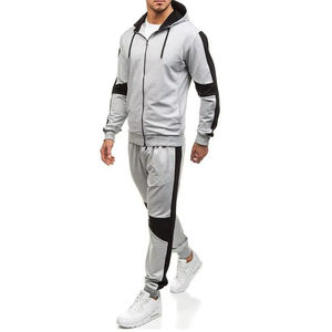 Conjunto Deportivo de 2 Piezas para Hombre, Diseño Nuevo, Pantalones Deportivos Ajustados y Sudadera con Capucha, para Invierno, Precio al por Mayor - Product Image 3