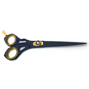 Ciseaux de barbier de qualité supérieure avec lame droite, lames en acier inoxydable à haute teneur en carbone, pour droitiers, pour la coupe de cheveux en salon - Product Image 2
