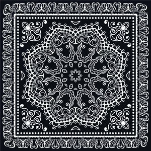 Bandana carré en coton personnalisable, foulard et mouchoir de 22 pouces, motifs et logos imprimés numériquement ou par sérigraphie, sans quantité minimale de commande, bandana personnalisé - Product Image 2