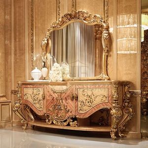 Offre Spéciale : Ensemble de Chambre Royal Classique de Luxe avec Lit Capitonnée et Décors Dorés, Style Hôtel Emma - Product Image 6