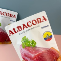 Frozen Food Packaging Bag Low Temperature Resistant High Impact Strength Plastic Frozen Pork Meat Packaging Bag MOQ 100pcs