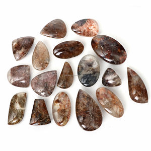 Lot en gros de cabochons en quartz naturel multicolores de 20-40 mm pour la fabrication de bijoux - Product Image 2