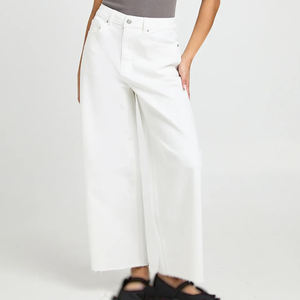 Jeans de Mezclilla OEM para Mujer, Estilo Urbano, Casual, de Diseñador, Marca Personalizada, Bordado de Alta Calidad, Exportación - Product Image 4