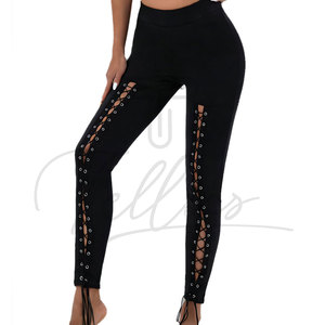 Leggings para mujer con MOQ bajo, leggings de alta calidad para mujer, ropa deportiva, leggings de cintura alta, estilo básico, para todas las temporadas. - Product Image 3